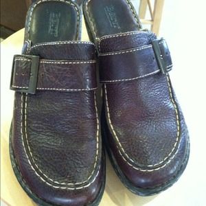 Women's Born mule wedge shoes size 10