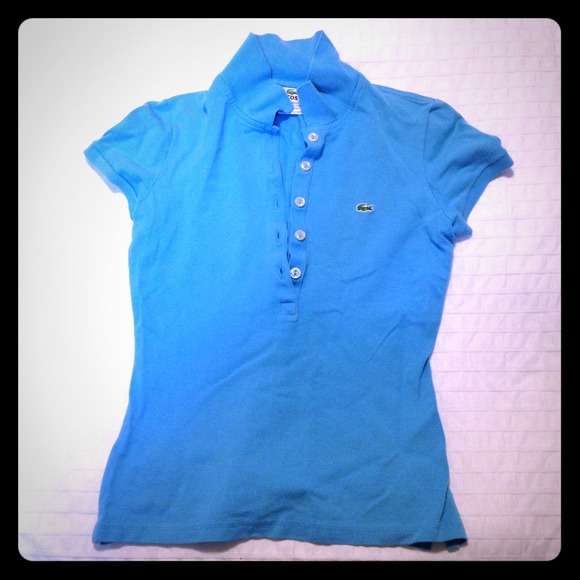 Blue LACOSTE polo