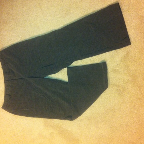 Dark charcoal grey slacks- size 18- curvy fit