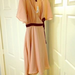 H&M summer dress, nude color
