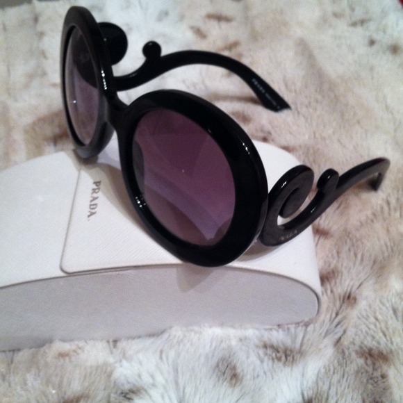 RESERVED: Authentic black Prada Baroque sunglasses