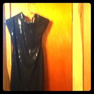 Shimmering black dress