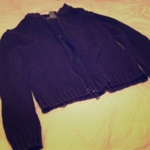 🚒sold in bundle🚒Navy blue zip up hooded sweater