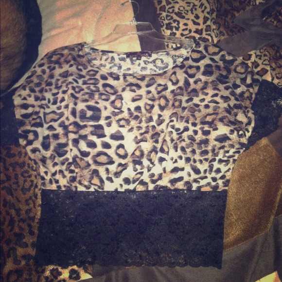 |TRADED W/ Kauionalani808| Cheetah print top