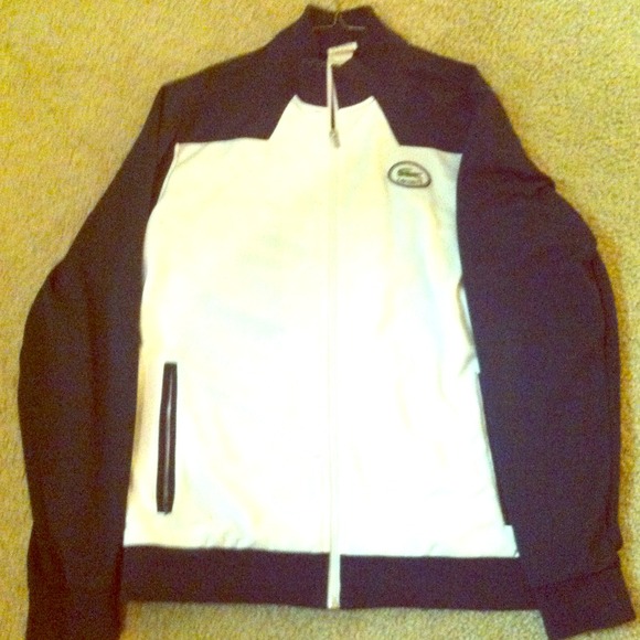 Mens Lacoste zip up track jacket