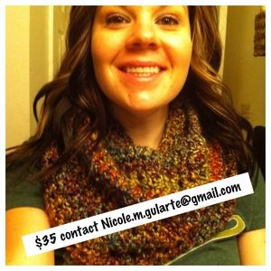 Adult multi colored darks cowl