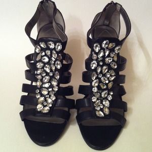 ReservedGuess Gem Sandal Heels Size 9.5