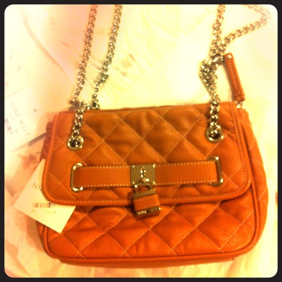 $ SOLD$ NWT Nine West In Stitches shoulder bag.