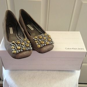 RESERVED New CK Jeans Tiffany Flats Size 6 1/2