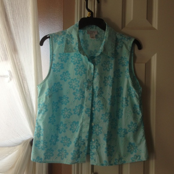 Ann Taylor Loft sleeveless shirt