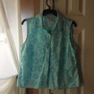 Ann Taylor Loft sleeveless shirt