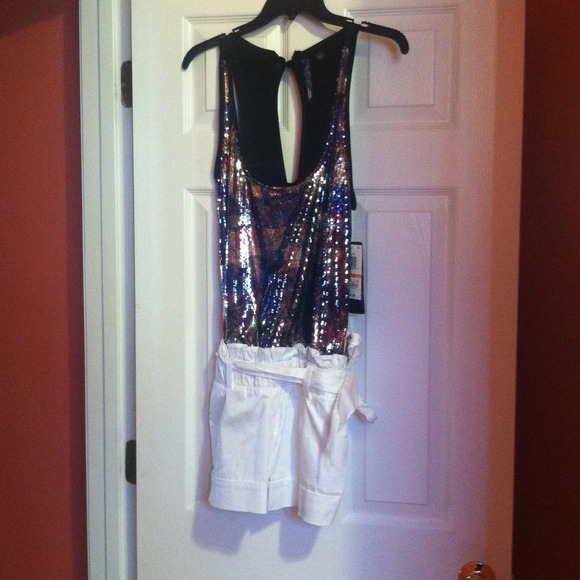 Kouture by Kimora romper w/open keyhole back