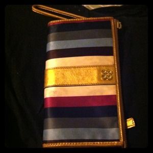 Coach wristlet wallet- pretty!! Love the color-