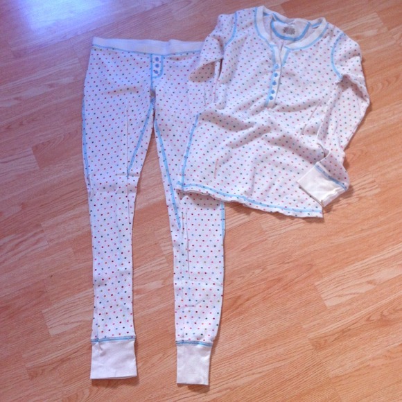 $$Sold$$ Xhilaration polka dot long John set