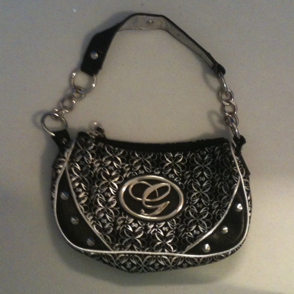 Black/silver purse