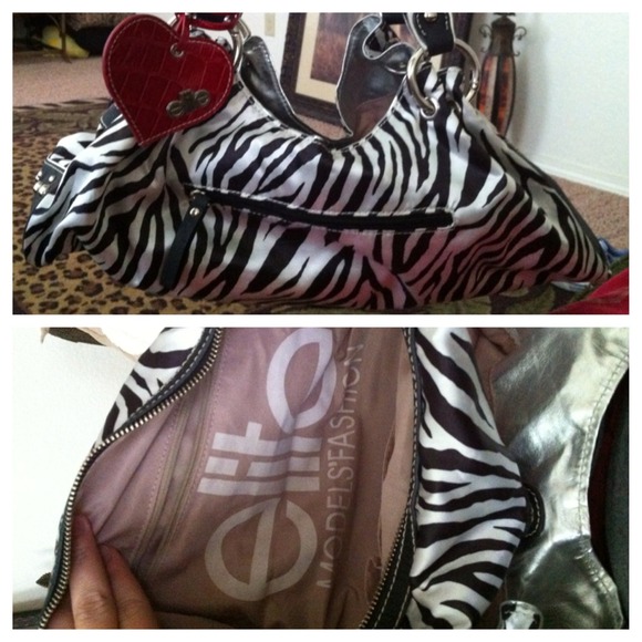 NWOT Elite Models Fashion zebra print purse - Picture 1 of 1
