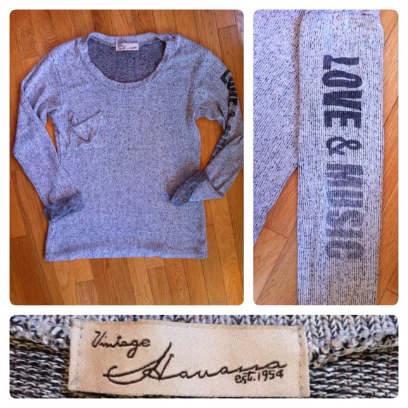 ❌SOLD❌Vintage Havana comfy slouch sweater