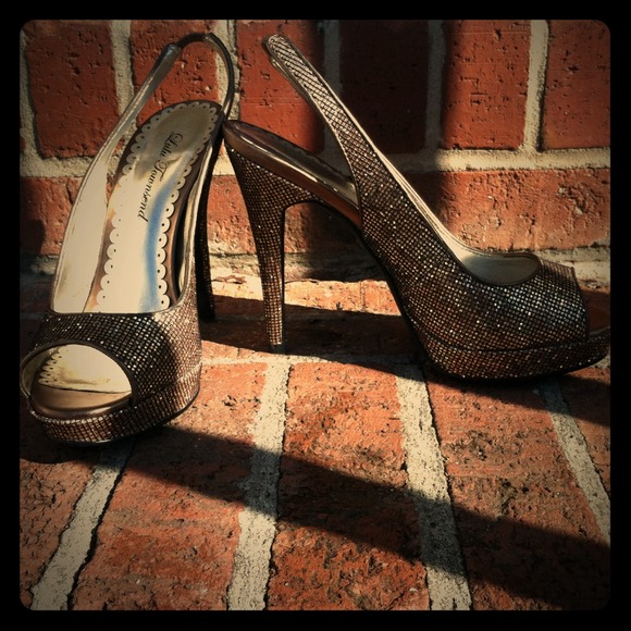 Lulu Townsend Shoes - Lulu Townsend Peep-toe Slingbacks.