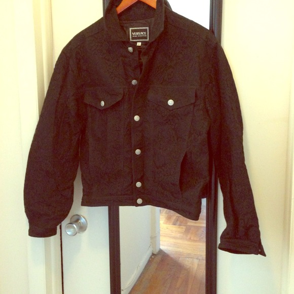 New Versace lace denim style jacket ***AUTHENTIC**