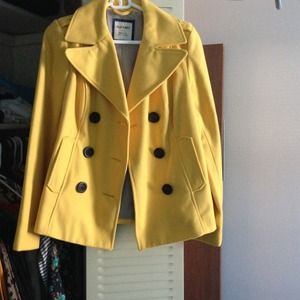 Traded!!! Yellow wool coat