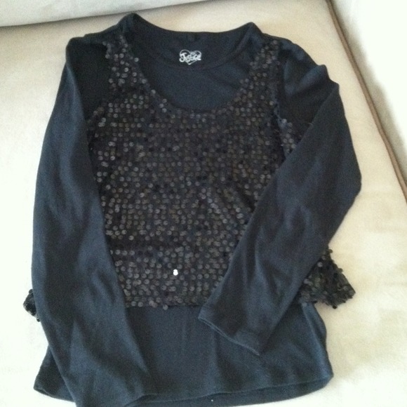 Girls sparkly shirt from justice