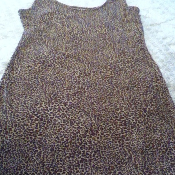 Leopard print dress. Reserved