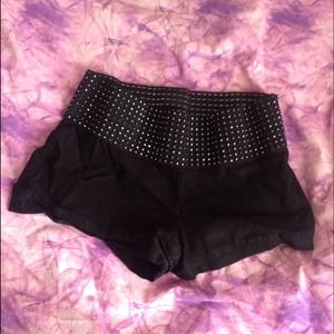 Black Spandex shorts