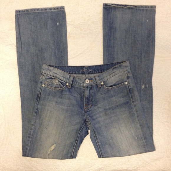 London Jean distressed flares, size 2