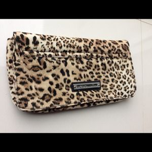 BCBG Leopard-Print Clutch