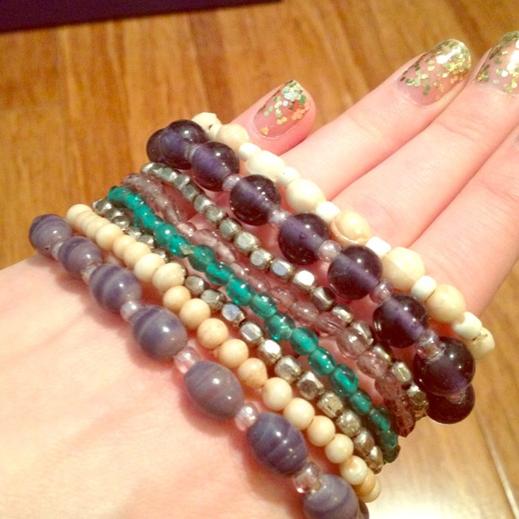 Delia's stretch bead bracelets