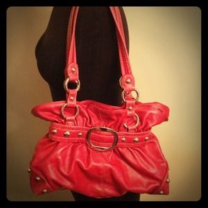 Red Kathy Van Zeeland Purse