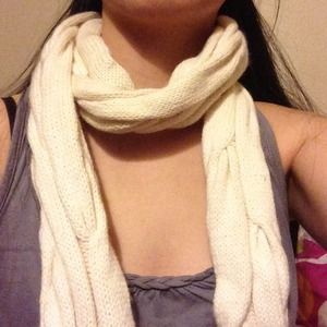 Off white/cream colored Club Monaco scarf