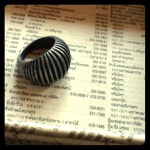 Geometric Ring. Size 7.5 Women's.