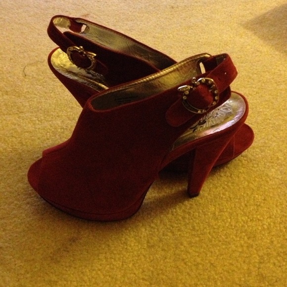 Suede Apple bottom shoes