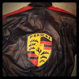 *JUST REDUCED*Men's Porsche Genuine Leather Jacket