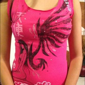 Unique hand painted fairy shirt