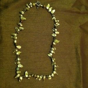 Mother of pearl necklace- unique!