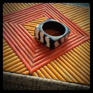Africa Square Ring Unisex