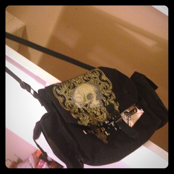 Large cross body book bag