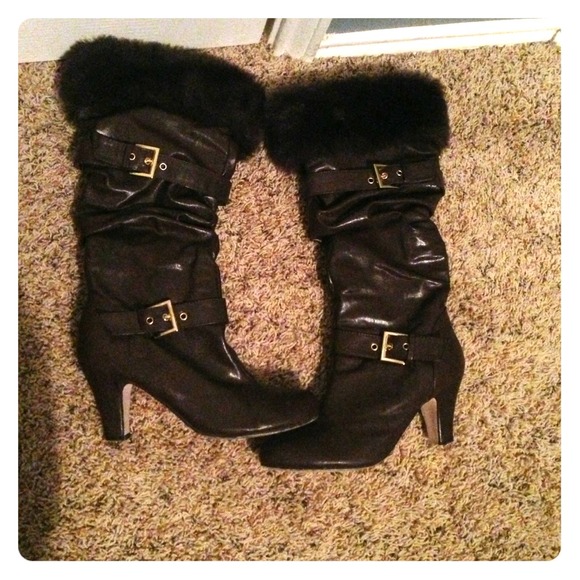 Charlotte Russe, chocolate brown boots