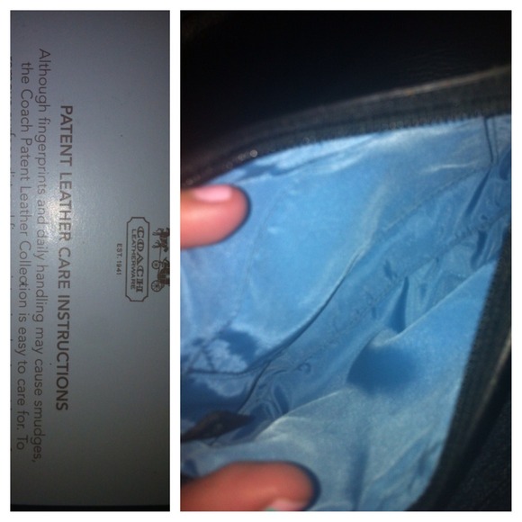 Inside of coach wallet