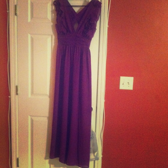Beautiful Purple Wideleg Jumpsuit
