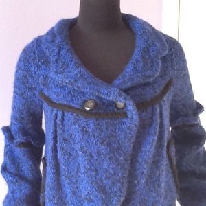 Blue cardigan / torq top bundle .