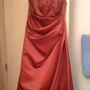CHERRY RED FORMAL/PROM DRESS!!