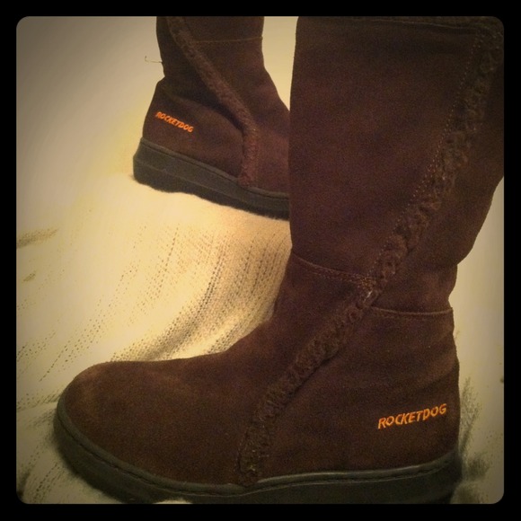 Rocket dog chocolate brown suede boots