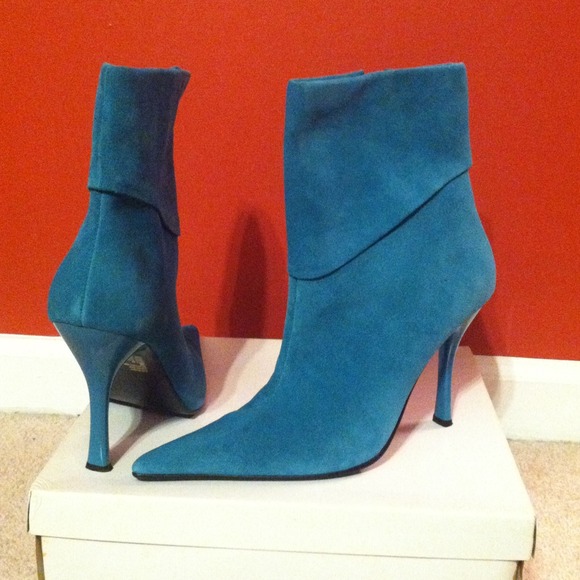 Turquoise Stiletto Boot