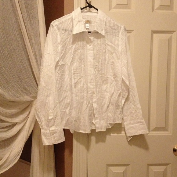 Long sleeve white striped - Picture 1 of 1