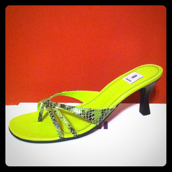 Green Snakeskin Sandal