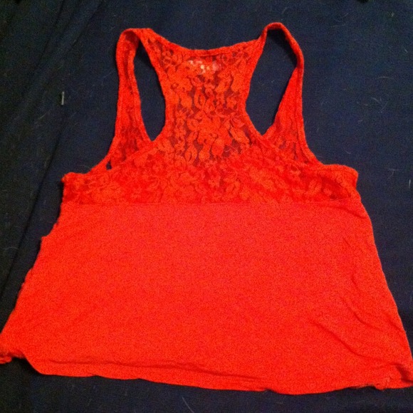 Dark red/orange tank top. - Picture 2 of 3