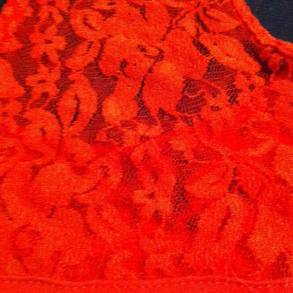 Dark red/orange tank top. - Picture 3 of 3
